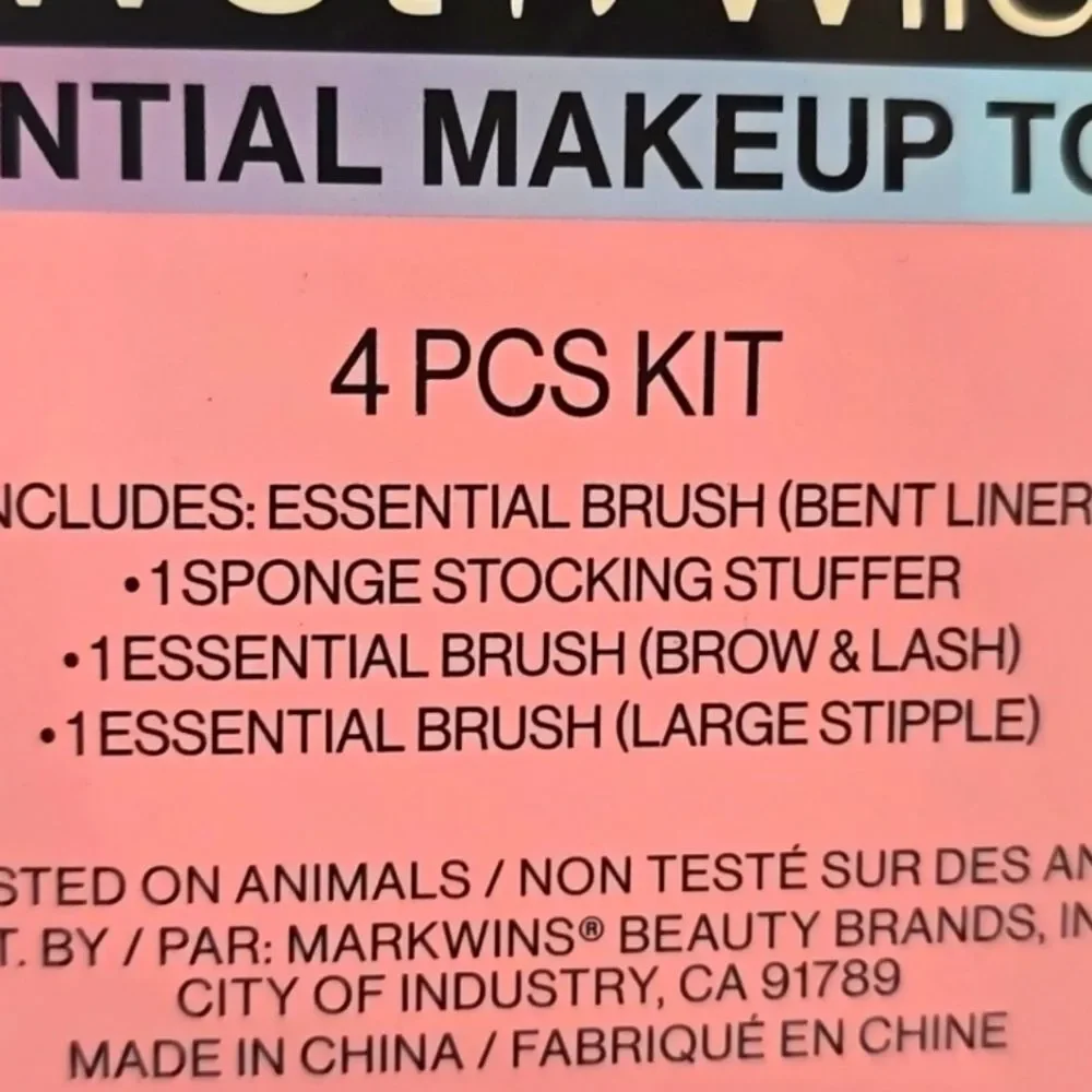 Wet-N-Wild‎ 4-PC Essential Makeup Tool 2 Kit